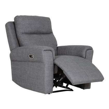 Russo Electric Recliner Chair - Charcoal Russo Electric Recliner Chair - Charcoal