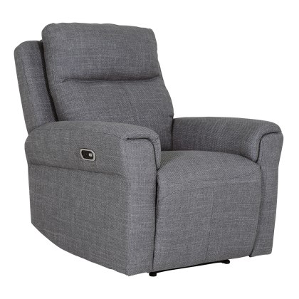 Russo Electric Recliner Chair - Charcoal