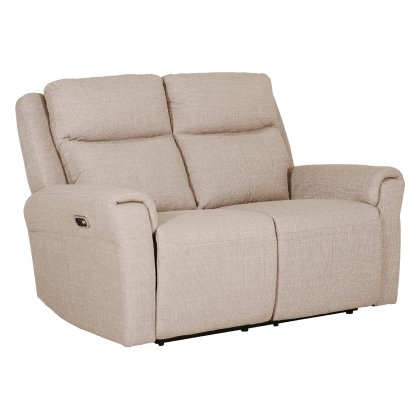 Russo 2 Seater Electric Recliner - Mushroom