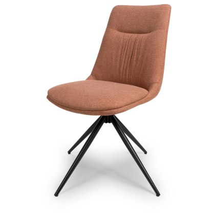 Boden Swivel Dining Chair in Brick