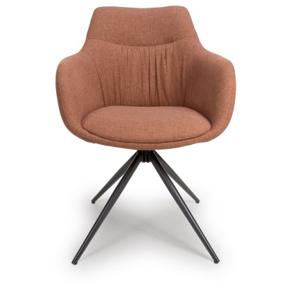 Boden Swivel Dining Armchair in Brick Boden Swivel Dining Armchair in Brick