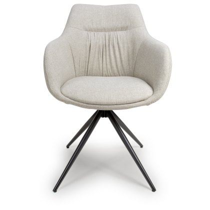 Boden Swivel Dining Armchair in Natural Boden Swivel Dining Armchair in Natural
