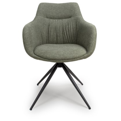 Boden Swivel Dining Armchair in Sage Boden Swivel Dining Armchair in Sage