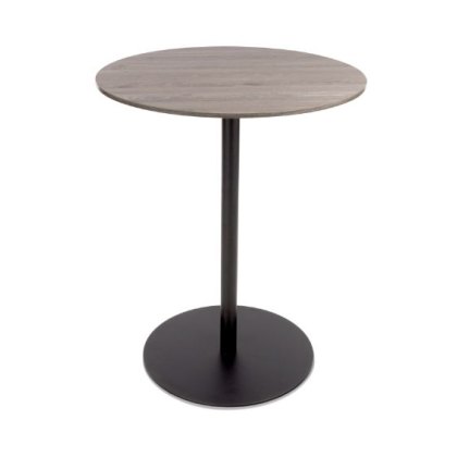 Manhattan 80cm Round Bar Table in Grey