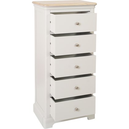 Ludlow Painted 5 Drawer Wellington Chest Ludlow Painted 5 Drawer Wellington Chest