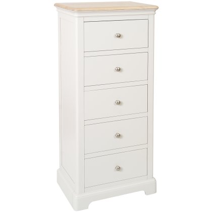 Ludlow Painted 5 Drawer Wellington Chest Ludlow Painted 5 Drawer Wellington Chest