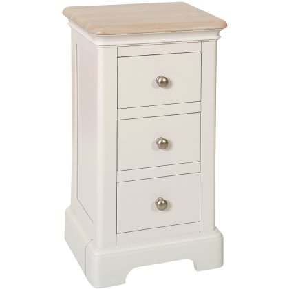 Ludlow Painted 3 Drawer Compact Bedside