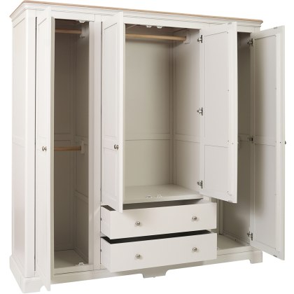 Ludlow Painted Quad Wardrobe