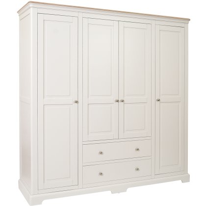 Ludlow Painted Quad Wardrobe