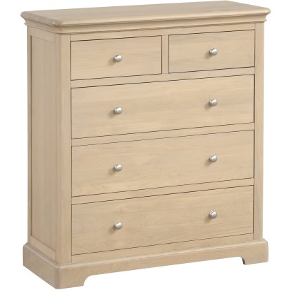 Ludlow Oak 2 Over 3 Drawer Chest