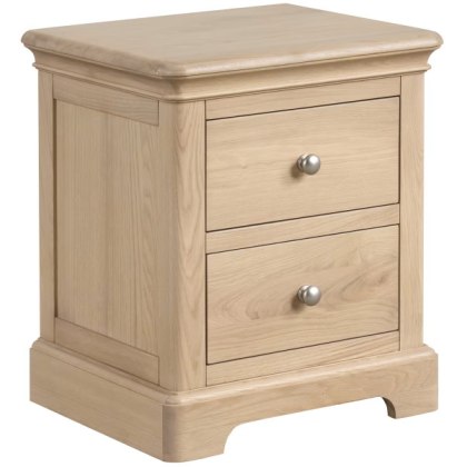 Ludlow Oak 2 Drawer Bedside