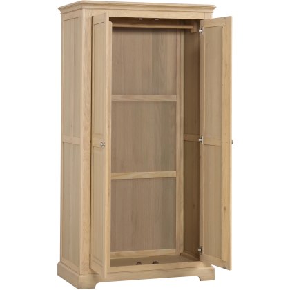 Ludlow Oak Double All Hanging Wardrobe