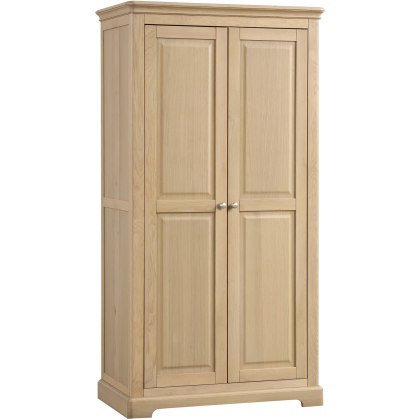 Ludlow Oak Double All Hanging Wardrobe