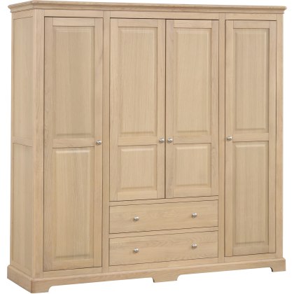 Ludlow Oak Quad Wardrobe