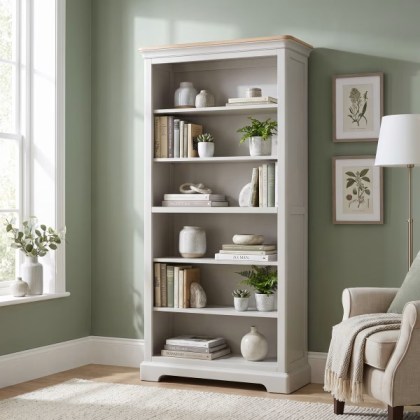 Ludlow Painted 6 Foot Bookcase Ludlow Painted 6 Foot Bookcase