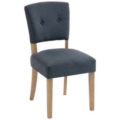 Ludlow Painted Oxford Dining Chair in Slate (Pair)