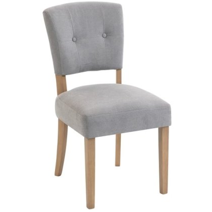 Ludlow Painted Oxford Dining Chair in Stone (Pair)