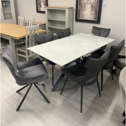 Vitalli 160-200cm Extending Table with 6 x Chairs Vitalli 160-200cm Extending Table with 6 x Chairs