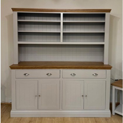Hill & Hunter New England Large 4 Door 4 Drawer Sideboard with Large Open Dresser Rack Hill & Hunter New England Large 4 Door 4 Drawer Sideboard with Large Open Dresser Rack