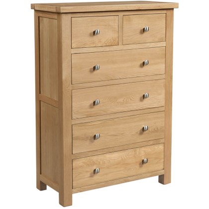 Dodford Oak 2 Over 4 Drawer Chest