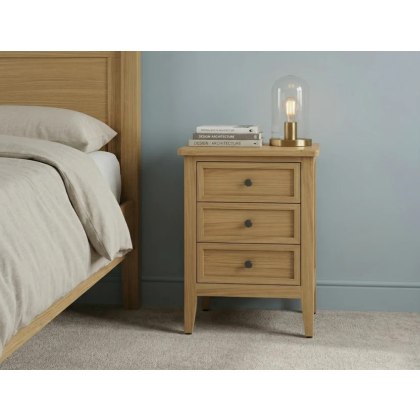 Martley 3 Drawer Bedside Martley 3 Drawer Bedside