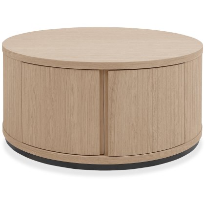Vega Scandi Oak Round Coffee Table Vega Scandi Oak Round Coffee Table