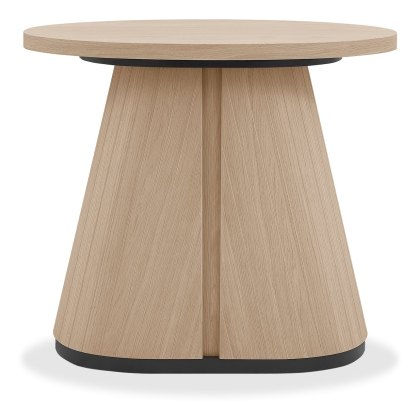 Vega Scandi Oak Oval Lamp Table Vega Scandi Oak Oval Lamp Table
