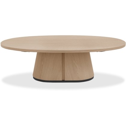 Vega Scandi Oak Oval Coffee Table Vega Scandi Oak Oval Coffee Table