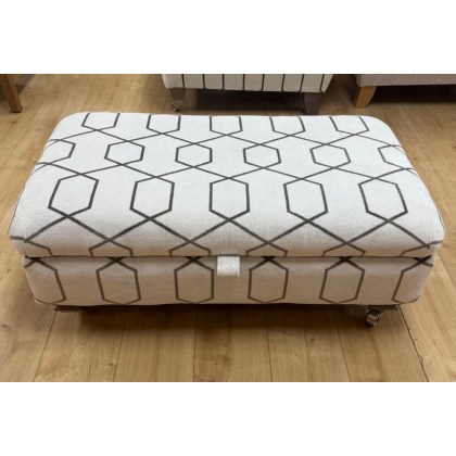 Clearance Alstons Fleming Storage Legged Ottoman