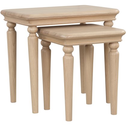 Ludlow Oak Nest of 2 Tables Ludlow Oak Nest of 2 Tables
