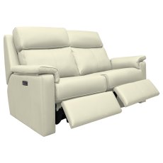 G Plan Ellis Leather Small Power Recliner Sofa with Headrest and Lumbar G Plan Ellis Leather Small Power Recliner Sofa with Headrest and Lumbar