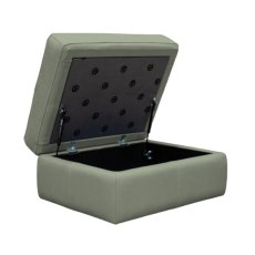 G Plan Washington Leather Storage Footstool G Plan Washington Leather Storage Footstool