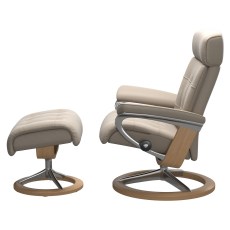 Stressless Erik Signature Base Chair with Footstool