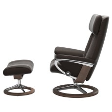 Stressless Paul Signature Base Chair with Footstool