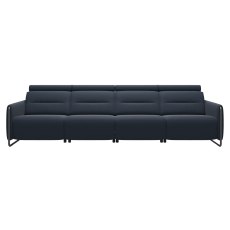 Stressless Emily Steel 4 Seater (with 2 Power)