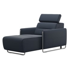 Stressless Emily Steel Medium Longseat with Arms Stressless Emily Steel Medium Longseat with Arms