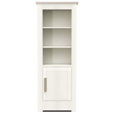 Modo Dining Narrow Half Panelled Bookcase Modo Dining Narrow Half Panelled Bookcase