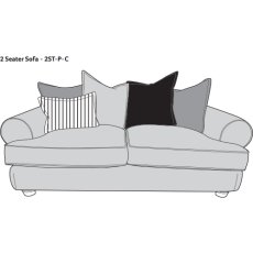 Buoyant Horatio 2 Seater Sofa - Pillow Back