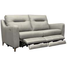G Plan Austen Leather Large Sofa with Power Footrest G Plan Austen Leather Large Sofa with Power Footrest
