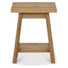 Camden Rustic Oak Lamp Table