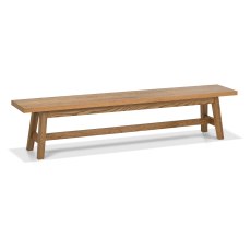 Camden Rustic Oak Large Bench