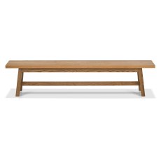 Camden Rustic Oak Large Bench