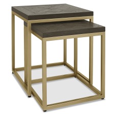 Athena Fumed Oak Nest of Tables Athena Fumed Oak Nest of Tables