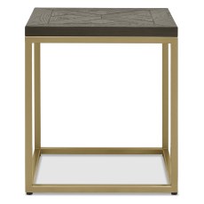 Athena Fumed Oak Lamp Table
