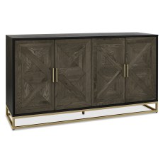 Athena Fumed Oak Wide Sideboard Athena Fumed Oak Wide Sideboard