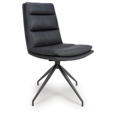 Nobo Swivel Dining Chair - Black