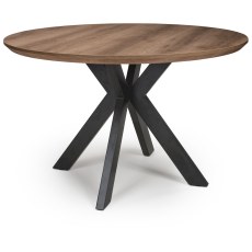 Manhattan 120cm Round Table in Light Walnut Manhattan 120cm Round Table in Light Walnut