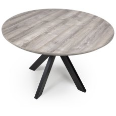 Manhattan 120cm Round Table in Grey