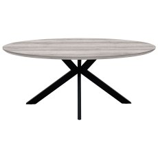 Manhattan 180cm Oval Table in Grey Manhattan 180cm Oval Table in Grey