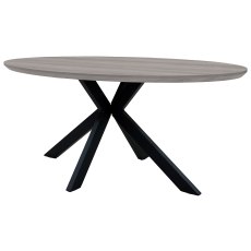Manhattan 180cm Oval Table in Grey